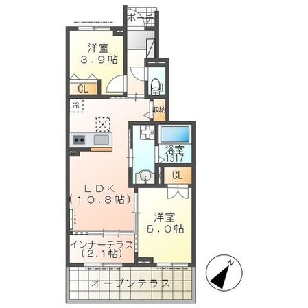 コンチェルトの物件間取画像